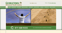 Desktop Screenshot of georgetownbehavioral.com